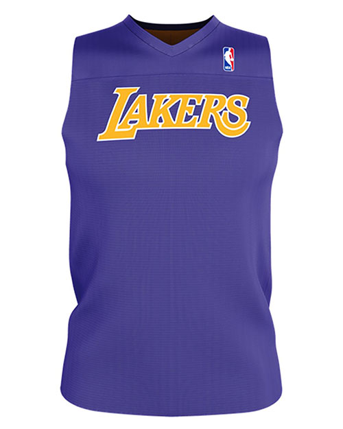 Alleson Athletic A105LA Men NBA Logo'd Reversible Game Jersey at GotApparel