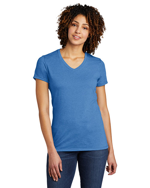 Allmade ® Women's Tri-Blend V-Neck Tee AL2018 at GotApparel