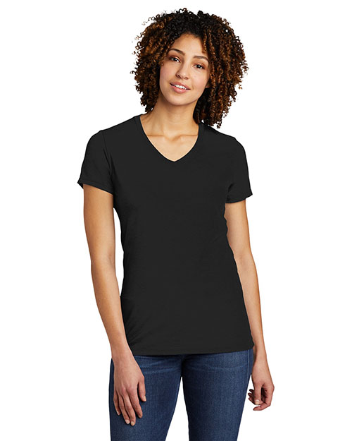 Allmade ® Women's Tri-Blend V-Neck Tee AL2018 at GotApparel