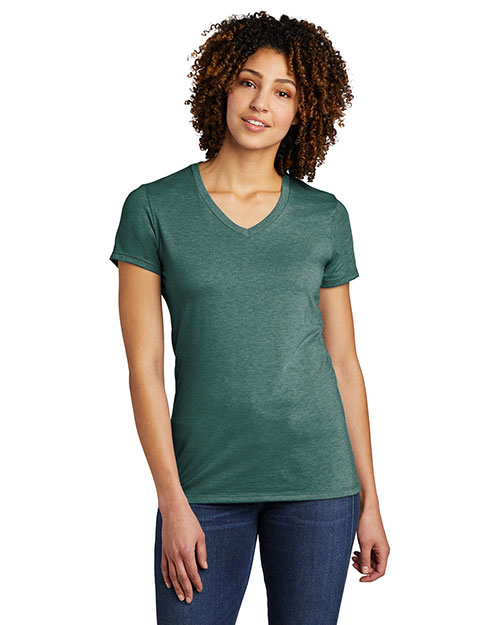 Allmade ® Women's Tri-Blend V-Neck Tee AL2018 at GotApparel