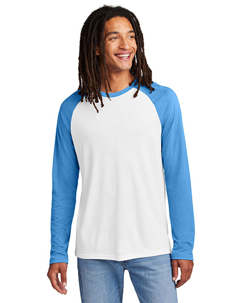 Allmade ® Unisex Tri-Blend Long Sleeve Colorblock Raglan AL6009 at GotApparel