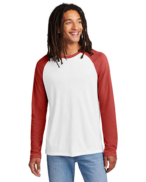 Allmade ® Unisex Tri-Blend Long Sleeve Colorblock Raglan AL6009 at GotApparel