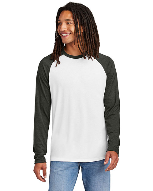 Allmade ® Unisex Tri-Blend Long Sleeve Colorblock Raglan AL6009 at GotApparel