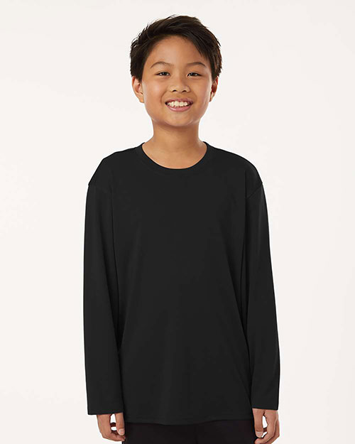 AllPro 48400Y Youth Pro-Lock Performance Long Sleeve T-Shirt at GotApparel