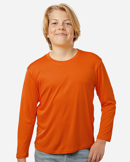 AllPro 48400Y Youth Pro-Lock Performance Long Sleeve T-Shirt at GotApparel