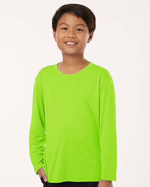 AllPro 48400Y Youth Pro-Lock Performance Long Sleeve T-Shirt at GotApparel