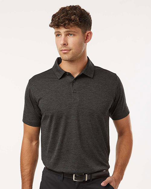 AllPro 4HM00 Men's Performance Mélange Polo at GotApparel