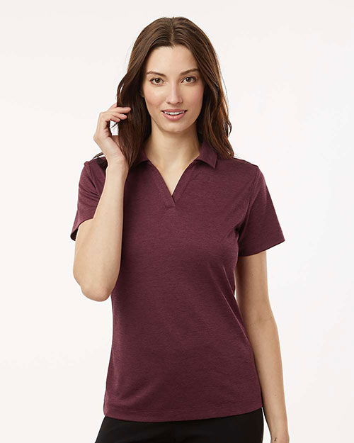 AllPro 4HM00L Women's Pro-Lock Performance Mélange Polo at GotApparel