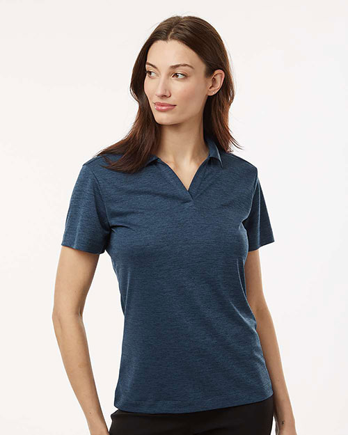 AllPro 4HM00L Women's Pro-Lock Performance Mélange Polo at GotApparel