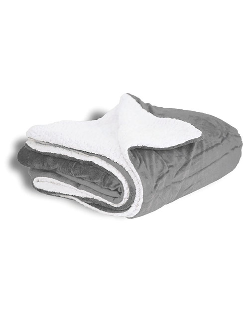 Alpine Fleece 8712 Unisex Micro Mink Sherpa Blanket at GotApparel