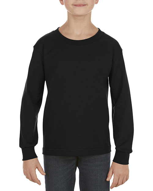 Alstyle AL3384 Youth 6 oz. 100% Cotton Long-Sleeve T-Shirt at GotApparel