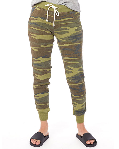 Custom Embroidered Alternative Apparel 31082F Ladies 7.7 oz. Jogger Eco Fleece Pant at GotApparel