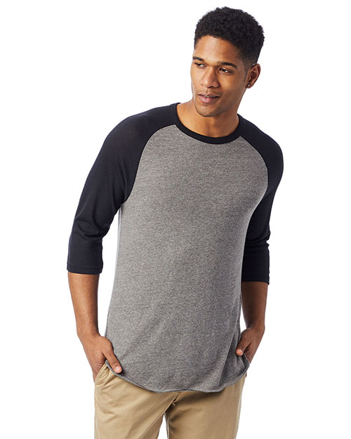 Custom Embroidered Alternative Apparel 5127BP Men 4.4 oz. Vintage Baseball T-Shirt at GotApparel