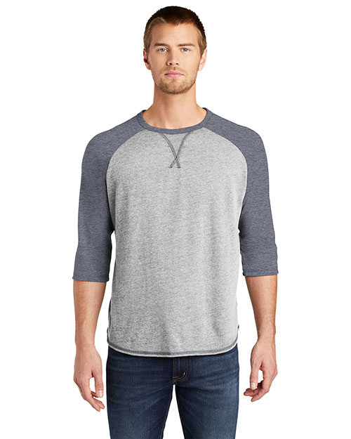 Custom Embroidered Alternative Apparel AA5057 Men 4.4 oz. Dugout 3/4-Sleeve Vintage 50/50 Tee at GotApparel