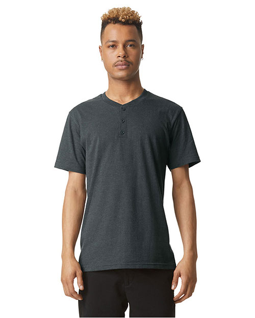 American Apparel 2004CVC  Unisex CVC Henley T-Shirt at GotApparel