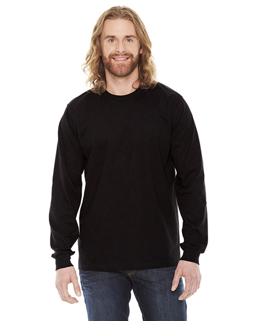 American Apparel 2007W Men 4.3 oz Fine Jersey Long-Sleeve T-Shirt at GotApparel