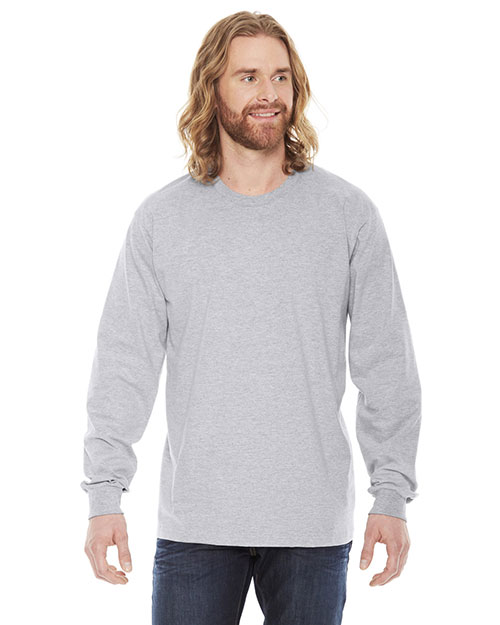 American Apparel 2007W Men 4.3 oz Fine Jersey Long-Sleeve T-Shirt at GotApparel
