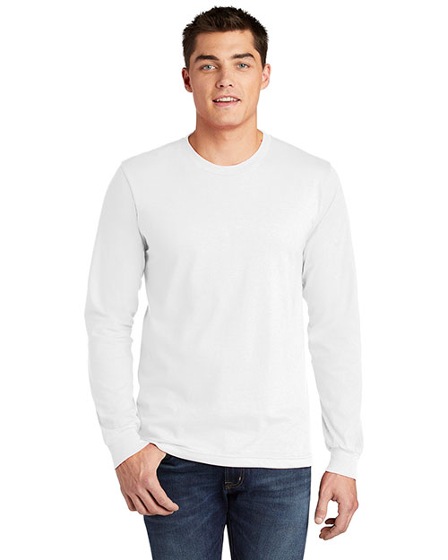 American Apparel 2007W Men 4.3 oz Fine Jersey Long-Sleeve T-Shirt at GotApparel