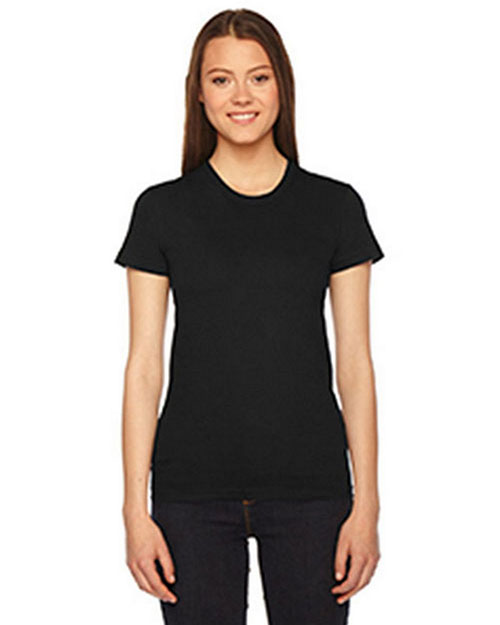 Custom Embroidered American Apparel 2102W Ladies 4.3 oz Fine Jersey Short-Sleeve T-Shirt at GotApparel