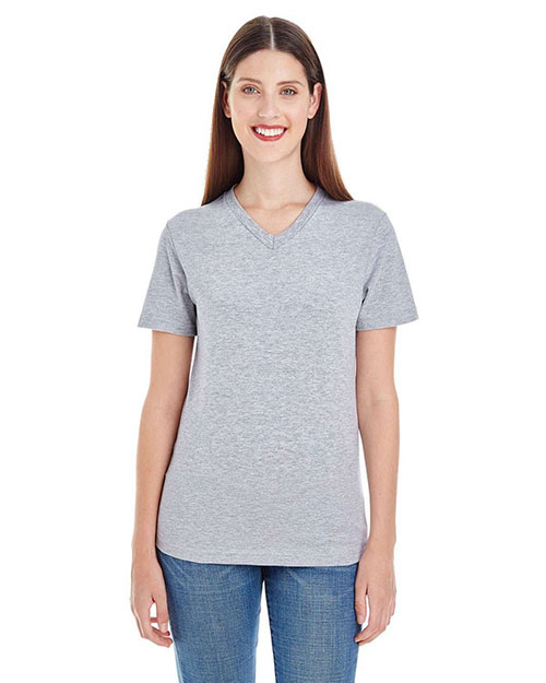 Custom Embroidered American Apparel 2356W Ladies 4.3 oz Fine Jersey Short-Sleeve V-Neck at GotApparel