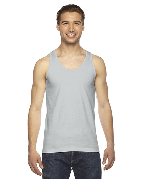 Custom Embroidered American Apparel 2408W Men 4.3 oz Fine Jersey Tank at GotApparel