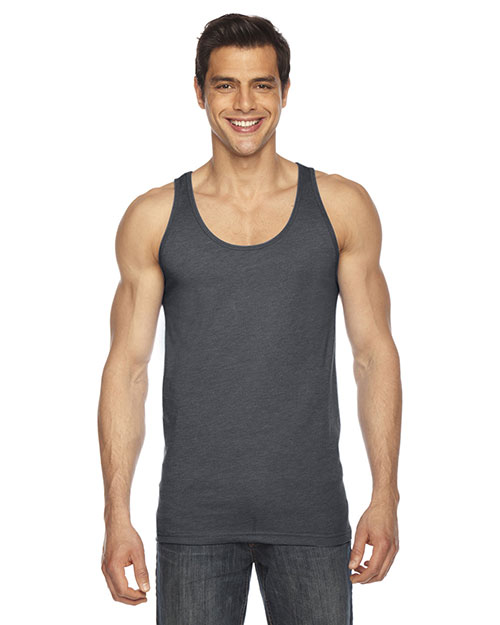 Custom Embroidered American Apparel BB408W Men 3.6 oz Poly-Cotton Tank at GotApparel