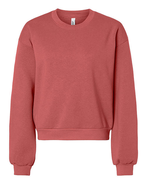 American Apparel RF494 Ladies' ReFlex Fleece Crewneck Sweatshirt at GotApparel