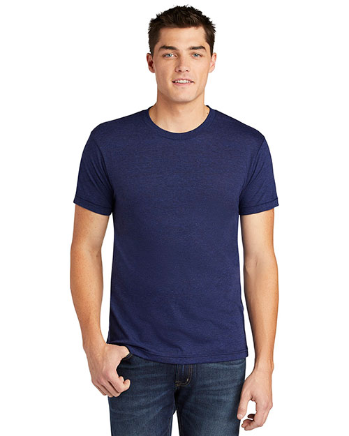 Custom Embroidered American Apparel TR401W Men 3.7 oz Triblend Short-Sleeve Track T-Shirt at GotApparel