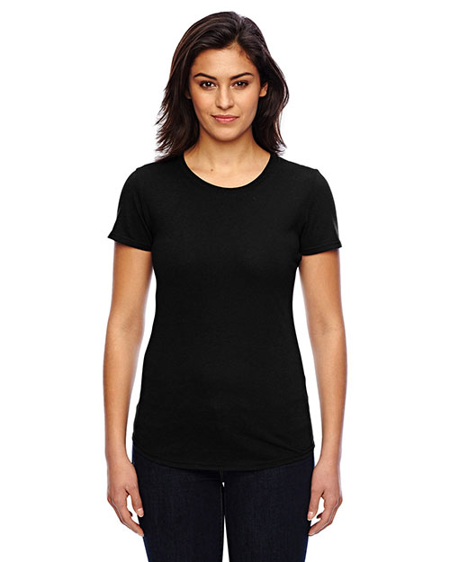 Anvil 6750L Women Tri-Blend Scoop Neck Short-Sleeve T-Shirt ...
