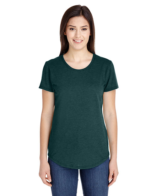 Anvil 6750L Women Tri-Blend Scoop Neck T-Shirt at GotApparel