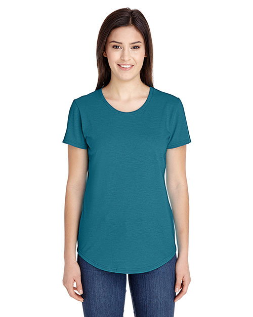 Anvil 6750L Women Tri-Blend Scoop Neck T-Shirt at GotApparel