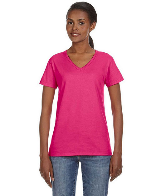 Anvil 88VL Women Lightweight V-Neck T-Shirt at GotApparel