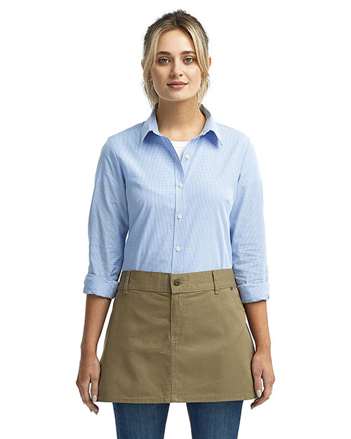 Artisan Collection by Reprime RP133 Unisex 7.1 oz Cotton Chino Waist Apron at GotApparel