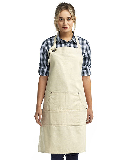 Artisan Collection By Reprime RP137 Unisex Calibre Heavy Cotton Canvas Pocket Apron at GotApparel