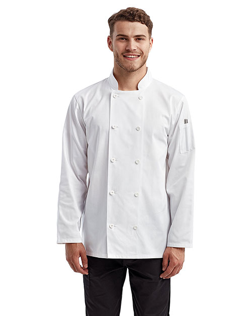 Artisan Collection by Reprime RP657 Unisex Long-Sleeve Sustainable Chef's Jacket at GotApparel