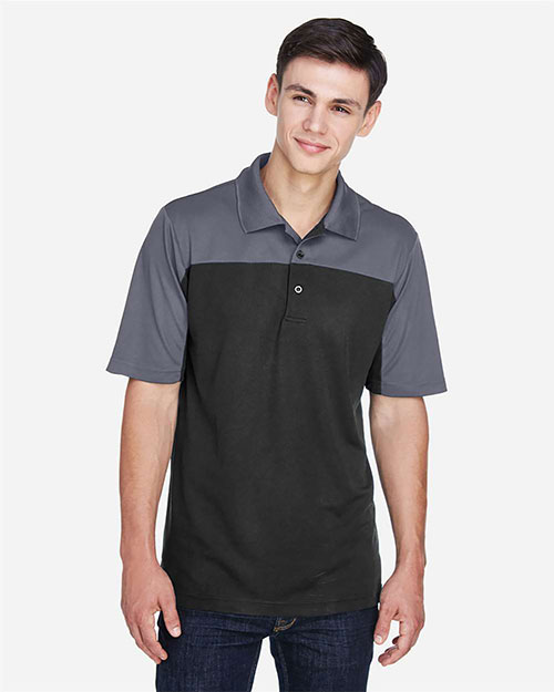 Core 365 CE101 Men Balance Colorblock Performance Pique Polo at GotApparel