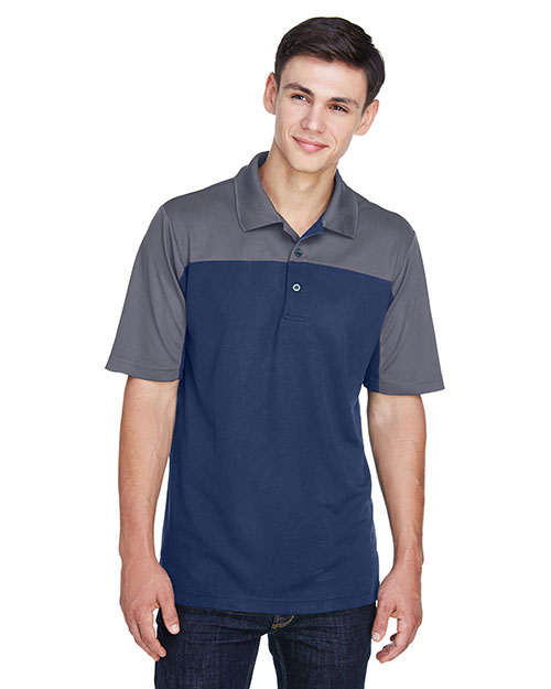 Core 365 CE101 Men Balance Colorblock Performance Pique Polo at GotApparel