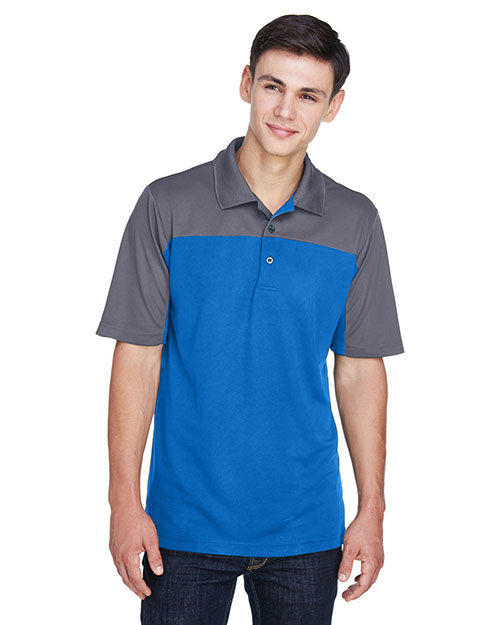 Core 365 CE101 Men Balance Colorblock Performance Pique Polo at GotApparel