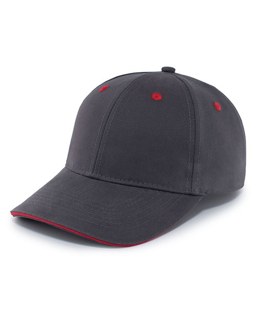 Augusta 121C  Brushed Twill Cap With Sandwich Bill at GotApparel