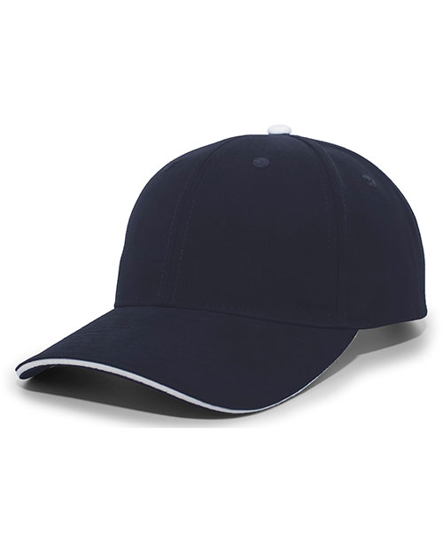 Augusta 121C Brushed Twill Cap With Sandwich Bill at GotApparel