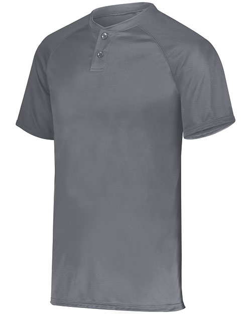 Augusta Sportswear 1565 Attain Wicking Two-Button Baseball Jersey at GotApparel