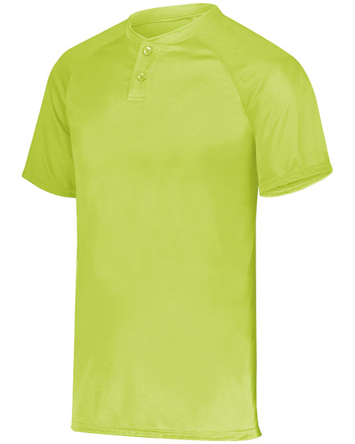 Augusta Sportswear 1566 Youth Attain Wicking Two-Button Baseball Jersey at GotApparel