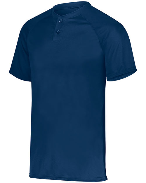 Augusta Sportswear 1566 Youth Attain Wicking Two-Button Baseball Jersey at GotApparel