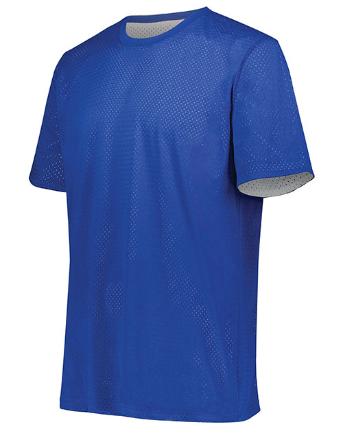 Augusta 1602 Men Short Sleeve Mesh Reversible Jersey at GotApparel