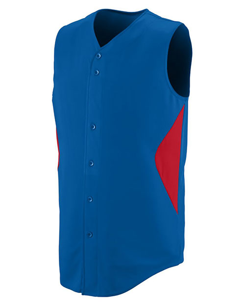 Augusta 1652 Men Sleeveless Wheel House Jersey at GotApparel