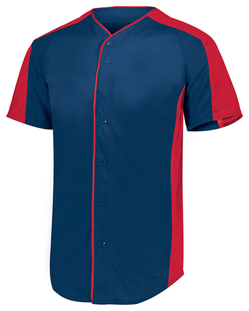 Augusta Sportswear 1656  Youth Full-Button Baseball Jersey at GotApparel