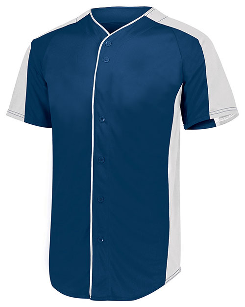 Augusta Sportswear 1656  Youth Full-Button Baseball Jersey at GotApparel