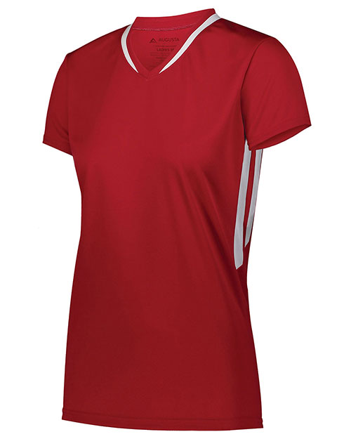 Augusta 1682 Women Ladies Full Force Short Sleeve Jersey at GotApparel