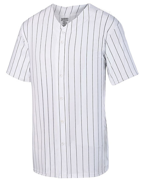 Augusta Sportswear 1685  Pinstripe Full-Button Jersey at GotApparel