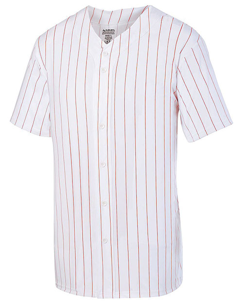 Augusta Sportswear 1686 Youth Pinstripe Full-Button Jersey at GotApparel